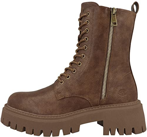 Dockers by Gerli Lace-Up Mujer Botas de cordones Marrón EU39 Otro Material