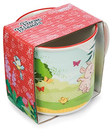 Tasse Farm Friends 8x8cm 240ml Porzellan in Geschenkverpackung