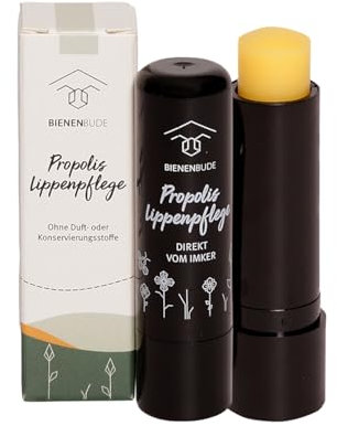 BienenBude I Lippenpflege Stift mit Propolis I Ohne Duft- oder Konservierungsstoffe I Direkt vom Imker