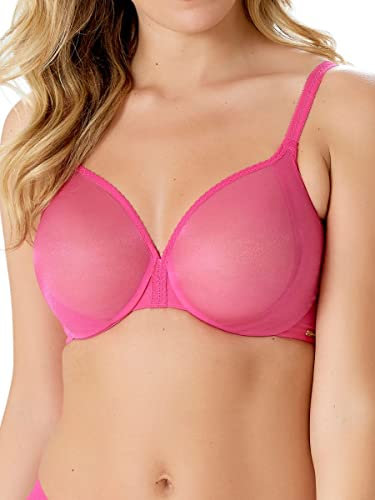Gossard Soutien-Gorge moulé Transparent Glossies, Magenta, 85A Femme