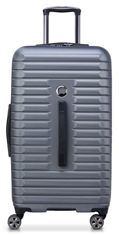 DELSEY PARIS Cruise 3.0 Hardside Expandable Luggage with Spinner Wheels, Graphite, Checked 26 Inch, Cruise 3.0 Hardside Expandable Luggage with Spinner Wheels