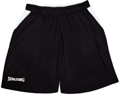 Spalding Active Basketballshort Herren schwarz/weiß, S