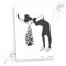 LaserCad Schablonen BANKSY Streetart (B030, Lovesick, DIN A2) Stencil für Graffiti, Airbrush, Kunst, Deko, zum Malen