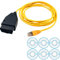 SPORWAY ENET OBD2 Kabel: Ethernet Cable Adapter mit CD für BMW, V50.2 V50.3 Verlängerungskabel Kabel RJ45 Adapter für BMW F-Serie, den neuen 1er, 3er, 5er, 7er GT X3