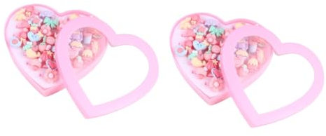 LALAFINA Kinder Schmuck Karton Mit 72 Stück Cartoon-ring Ringe Für Kleine Mädchen Entzückende Ringe Mädchenring Fingerring Kind Verpackt Stoff Spielzeug Kinder Schmuck Set
