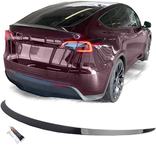 Performance Heckspoiler Lippe Schwarz Glanz passt für Tesla Model Y ab 2019