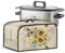 HUISEFOR Slow Cooker Cover Anti-Static Crock Pot Cover Replacement Insulated Kitchen Appliance Cover with Top Handle and Front Pockets for Women Gift, Sunflower Butterfly
