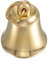 CORHAD Messingglocke Heimdekoration Weihnachtsglocke Kunsthandwerk Glocke Retro Glocke Hängeglocke Anhänger Heim Windglocke Messing DIY Glocke Hofzubehör Gartenanhänger