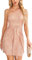 GRACE KARIN Robe à Paillettes Sans Manches - Crayon Cocktail Rockabilly Mini - Or Rose, L Grande Taille