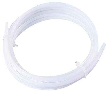 QitinDasen 5 Meter 3D Drucker PTFE Teflonschlauch, AD 4.0 mm/ID 2.0 mm, 3D Drucker PTFE Teflonrohr, für 1.75 mm Filament 3D Drucker