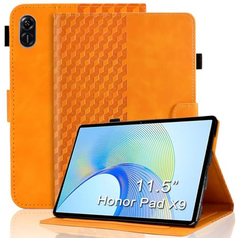 Vkooer Custodia per Honor Pad X9 11.5 2023/X8 Pro 11.5 2023 Premium PU Leather Folio Cover con supporto multi-angolo di visualizzazione e slot per schede Smart Shell per Honor Pad X9 Tablet,