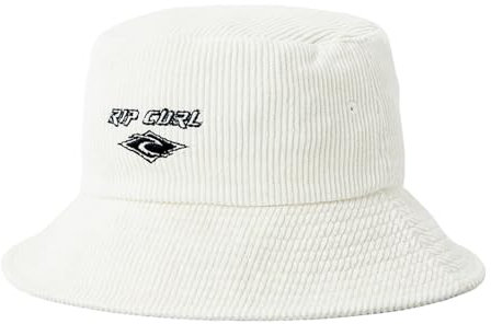 Rip Curl Damen Icons of Surf Cotton Cord Bucket Hat Schlapphut, Knochen, Small