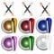 Wahrshei 6 Christmas Colors Chrome Nail Powder, Chrome Pulver Nägel mit Spiegeleffekt, Laser Chrome Puder, Pearl Effect Powder für Glazed Donut Nails