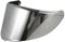 Helmvisier für AGV K6/K6s,Motorradhelm Visier,Motorrad Windschutzscheibe Helm Visier passen,Helmlinsenvisier Vollgesichtsanpassung (Chrom Silber)