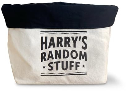 History & Heraldry Personalised Top Bloke storage pouch (Contemporary, Harry)