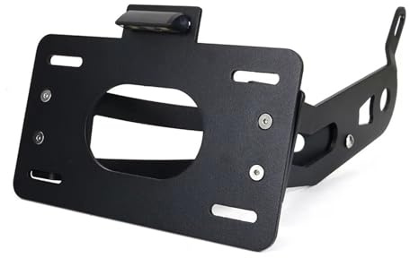 Nummernschildhalter Für XV 535 Für Virago 1987 1988 1989 1990 1991 1992 1993 1994 1995 1996 1997 1998 1999 2000 2001 2002 2003 Seitliche Montage Kennzeichenhalter Kennzeichenhalter Motorrad