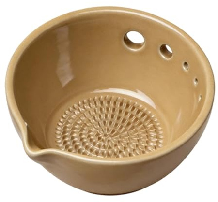 Generico per spogliarellista in Ceramica Fatta a Mano, grattugia per Aglio | Tritatutto per Verdure grattugia per Aglio 2 in 1 per Cucina Appartamento Cottura macinazione