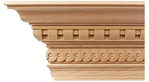 Kranzleiste 130 x 70 mm, Buche roh Länge 2440 mm