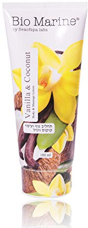 Bio Marine Körper & Massage Lotion Wilder Vanille & Kokosöl Angereichert mit Totes Meer Mineralien