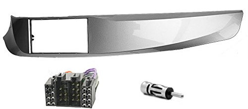 CARAV 11-318-801-6 Radioblende Car 2-DIN in Dash Installation kit Set for ALFA Romeo Giulietta (940) 2010-2014 (Left Wheel) + ISO and Antenna Adapter Cable