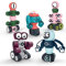 Gifts2U Magnetischer Roboter Magnetische Bausteine 35PCS Magnet Blöcke Set mit Aufbewahrungsbox Stapeln Spielzeug Pädagogische Playset Magnetspiel Magnetbausteine Magnete Bauklötze Baukasten Kinder