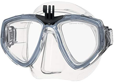 Seac One Pro Maske mit Adapter für GoPro Videokamera zum Tauchen und Schnorcheln