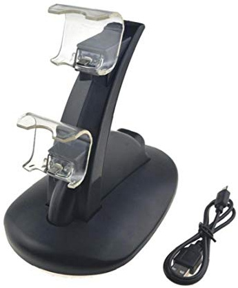 Cargador USB Controller Gamepad Dual para la Carga rápida Muelle de Carga 4 Doble Joystick