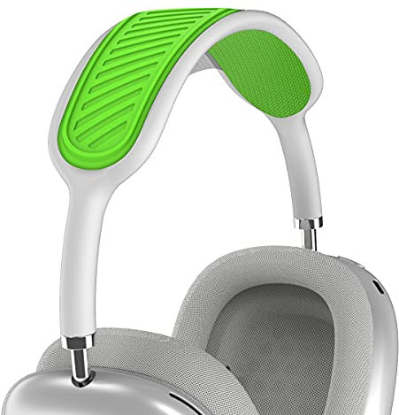 Headband Cover for Apple AirPods Max, WQNIDE Washable Soft Silicone Headphone Headband Protectors/Comfort Cushion/Top Pad Protector Sleeve Compatible with AirPods Max (Green)