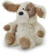 Warmies Peluche pour chiot junior au micro-ondes, peluche lestée légèrement parfumée à la lavande française séchée pour soulager l'anxiété et le stress, sac de blé lavable au micro-ondes