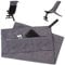 JMQYS Fitness Handtuch Sporthandtuch Mikrofaser Handtücher 100x40cm Gym Handtuch mit Reißverschlusstasche Tasche Antirutsch Fixierung für Damen Herren Saugfähig Handtuch für Sport Fitnessstudio Yoga