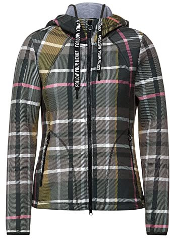 CECIL Damen B253496 Sweatjacke, deep Pine Green, M