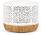 Earnest Living Ätherisches Öl Diffusor Weiß Keramik Diffusor 500ml Timer Nachtlichter und Auto Off Funktion Home Office Luftbefeuchter Aromatherapie Diffusoren für ätherische Öle