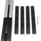 Befenybay 4PCS Black Straight Line Inside Connector Joint Bracket Length 7 Inch with M6 Screws for 8mm T Slot Aluminum Extrusion Profile 4040 Series