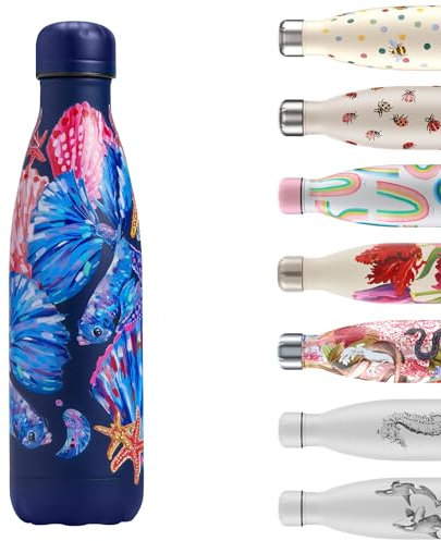 Chilly's Water Bottle - Stainless Steel and Reusable - Leak Proof, Sweat Free - Reef, 500ml