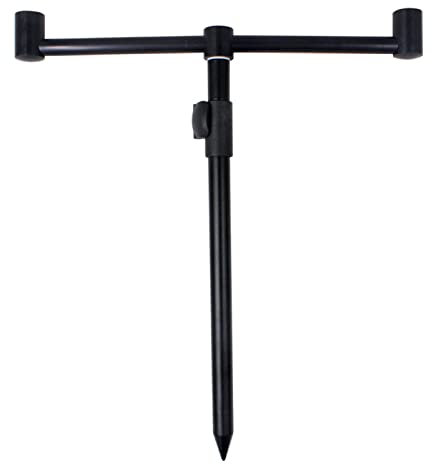 KOCAN Angeln Bank Stick, Ausziehbarer Bankstick zum Karpfenangeln,verstellbare Aluminium-Bankstick-Stangenauflage für Bissanzeiger