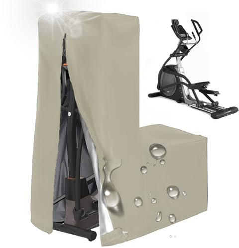 Housse de Vélo Elliptique,420D/ 210D Oxford Housse de Protection pour Vélos Elliptique D'appartement,Résistant Baches de Couverture Crosstraine Machine pour Intérieur et Extérieur(Size:420D:181*74*165