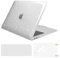 MOSISO Hülle Kompatibel mit MacBook Air 13 M1 2022 2021 2020 2019 2018 A2337 A2179 A1932 Retina Display Touch ID, Glitter Sparkling Plastik Hartschale&Tastaturschutz & Displayschutz, Transparent