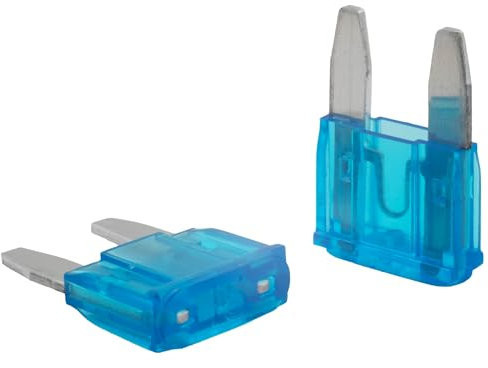 5 Stk. SeKi Mini Flachstecksicherung 15A blau; Auto Sicherung 32V/DC Flachsicherung Boot Anhänger LKW Wohnwagen