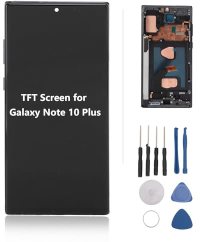 Remplacement D'écran LCD TFT pour Note 10 Plus, Assemblage de Numériseur D'écran Tactile avec Outil de Démontage, Remplacement D'écran de Smartphone
