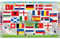AhfuLife EM Fussball 2024 Hintergrund Banner 180 * 110 cm, Extra Große Europameisterschaft Fußball 2024 Banner für EM Dekoration 2024 Deutschland Fanartikel Fußball Party Garten Haus Bar Dekoration