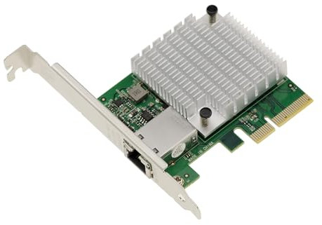 Kalea-INFORMATIQUE PCIe 4.0 10 Gigabit Ethernet 1 Port RJ45 10G Netzwerk-Controller-Karte mit AQUANTIA AQC113C-B1 Chipsatz. Low und High Profile.