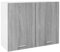 Myheimly Hängeschrank Grau Sonoma 80x31x60 cm Holzwerkstoff Küchenschrank Küchenzeile Küchenmöbel Unterschrank Küchenunterschrank Schrank