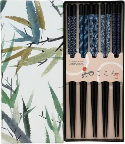 JADE TEMPLE Lot de baguettes bleues dans une boîte cadeau