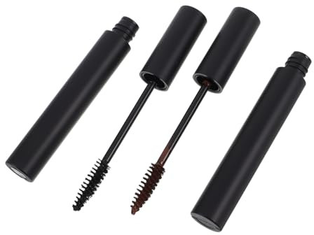 OUNONA Tinte Temporal Para Cejas y Barba Para Hombres 2 Piezas Negro y Marrón Cepillo Para Cejas Kit De Color Resistente Decoloración Uso Facial y Barba