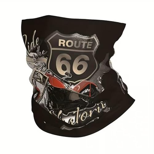 Generisch Schlauchschal Motorrad Route Halstuch Multifunktionstuch Bandana