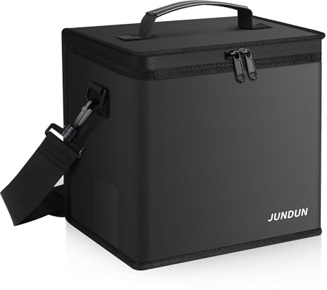 5200℉ Lipo Safe Bag Fireproof and Explosion-proof Bag, 24 x 18 x 22cm | Battery Storage Box for Batteries with Waterproof Double Zipper, Large Capacity for Charging and Storing LiPo Batteries