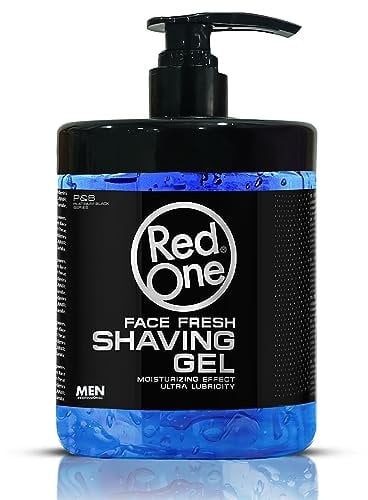Redone Shaving Gel Face Fresh 1000 ml – Transparent No Foam Shaving Gel for Men | Perfect for Clean Contours, Smooth Glide & Precise Shaves | Professional Barber Quality