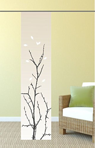 gardinen-for-life Flächenvorhang Calipur, Modern, Frühlings - Schiebevorhang, Gr.60x260 cm