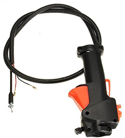 Tree2018 Tagliabordi Interruttore a maniglia con cavo di innesco dell'acceleratore per decespugliatore trimmer (nuovo)