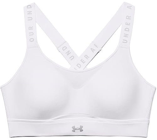 Under Armour Damen Women's Ua Infinity High Sport Bras, Wht, S EU